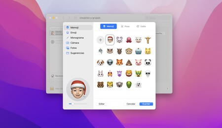 Cómo usar nuestro Memoji como imagen de usuario en macOS Monterey