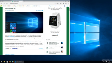 Dos builds en dos días: Microsoft lanza la build 10159 de Windows 10 para PC