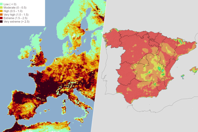 Los mapas que explican por qué Castilla y León se han convertido en la  zona cero  de los incendios forestales