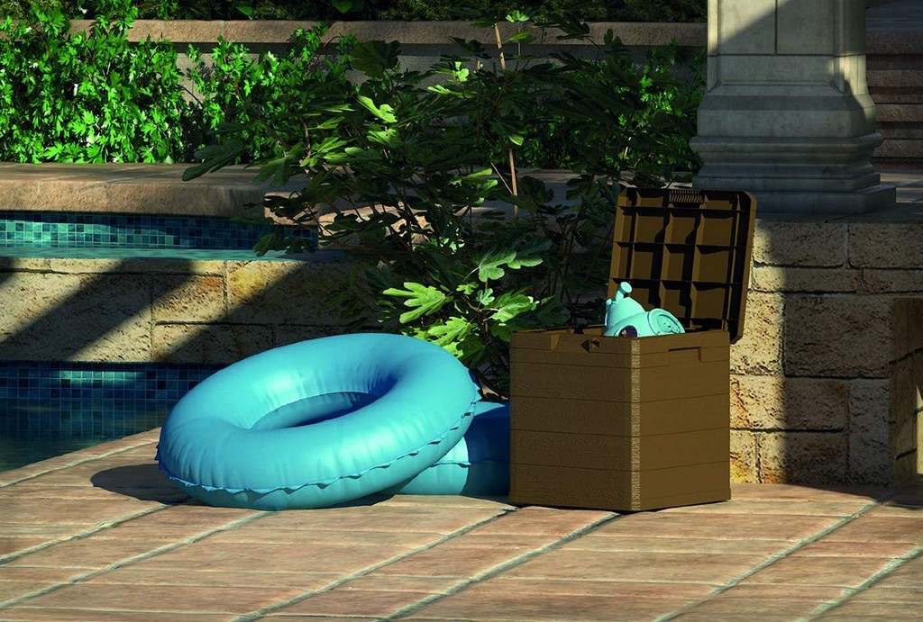 13 prácticos muebles de almacenamiento de exterior, para recoger jardín