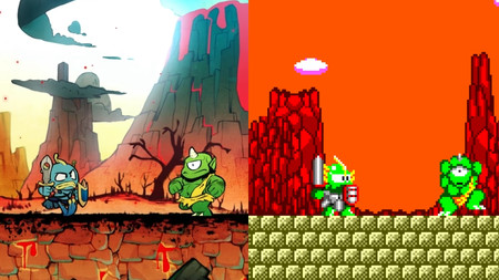 Wonder Boy: The Dragon's Trap te permitirá recuperar los gráficos de la Master System en mitad de la partida