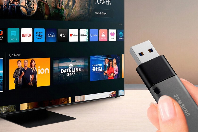 USB y televisor