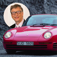 Bill Gates compró un Porsche 959 que estaba prohibido en EE. UU., así que llamó a su abogado para convencer al gobierno de cambiar la ley. Le tomó 13 años 