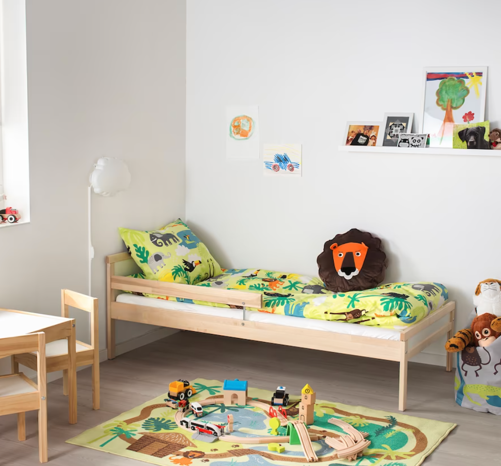 SNIGLAR
Estructura de cama con somier, haya 70x160 cm