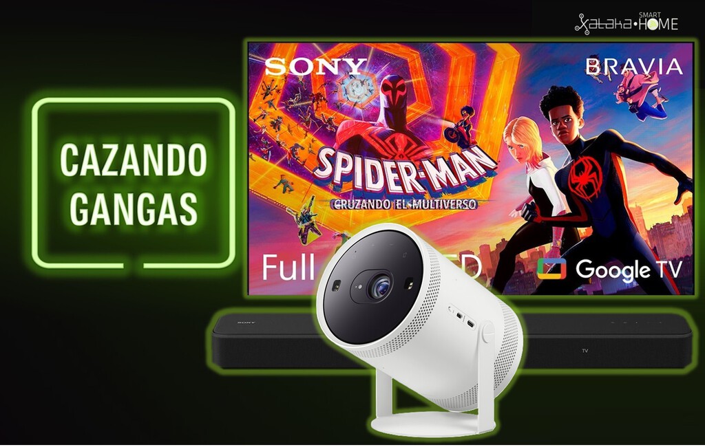 Smart TV y proyectores para montar un cine en casa, barras de sonido, hogar inteligente y más: Cazando gangas