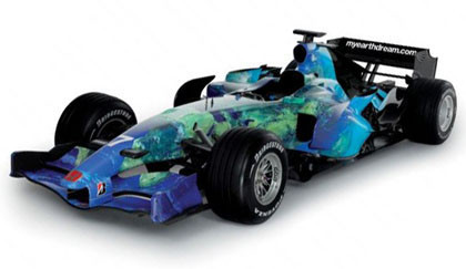 'La Tierra' y tu nombre en el nuevo Honda RA107