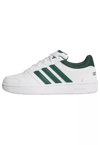 adidas Hombre Hoops Classic Shoes, FTWR White/Collegiate Green/FTWR White, 44 2/3 EU