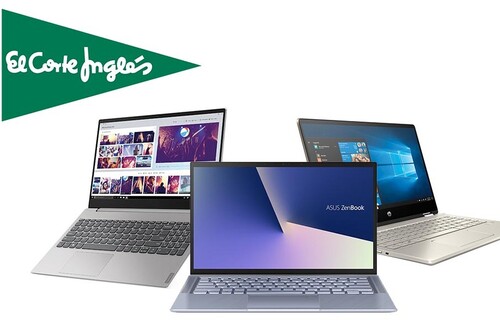 Ofertas en portátiles en los Tecnoprecios de El Corte Inglés: 21 modelos de Acer, ASUS, HP, Huawei, Lenovo o LG con descuentos de hasta un 33%