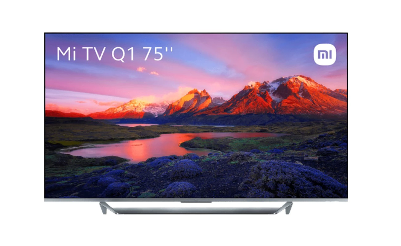 TV QLED 75" - Xiaomi Mi TV Q1, UHD 4K, Quantum Dot, Dolby Vision, HDR10+, Smart TV con Android TV, Google Assistant, Pantalla Limitless, Negro