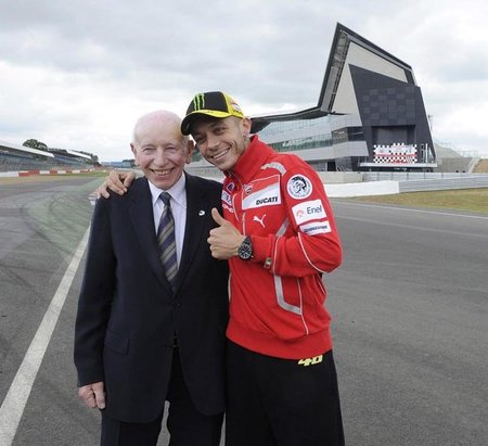 Valentino Rossi con John Surtees