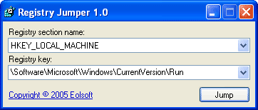 Registry Jumper