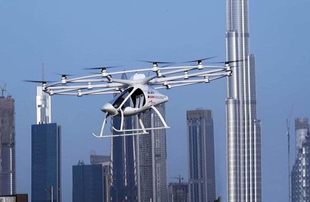 Volocopter, o cómo llegar al trabajo en Dubái en un taxi aéreo autónomo