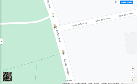 Google Maps ya muestra los semáforos en España