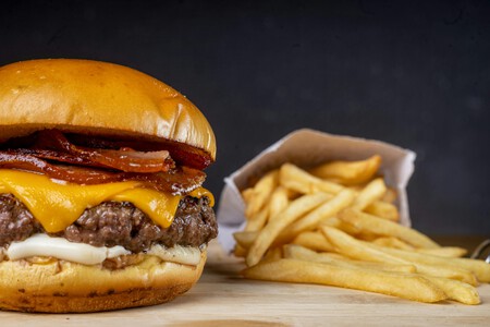Hamburguesa Con Papas