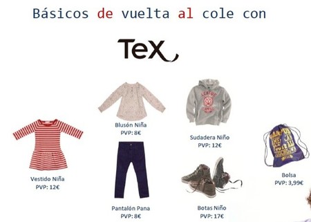 Básicos de la vuelta al colegio con Tex