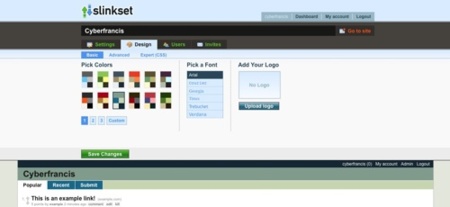 Slinkset, crea tu propia comunidad de promoción de noticias
