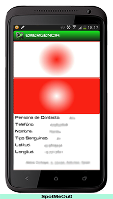 Pantalla de emergencia