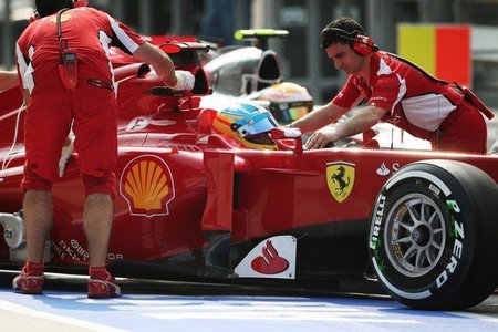 Ferrari podría cambiar su sistema de suspensión delantera