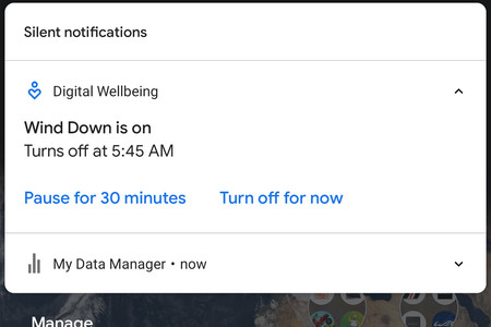 El Modo descanso de Digital Wellbeing añade la posibilidad de posponerlo por 30 minutos