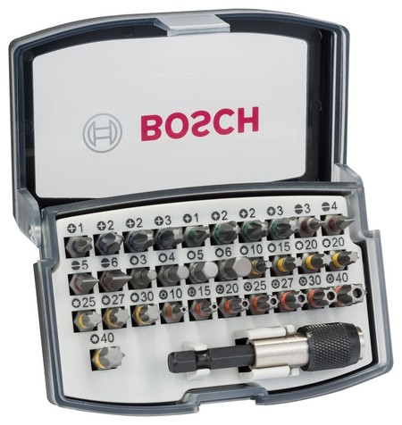Por sólo 10,77 euros tenemos el set de 32 unidades para atornillar Bosch Profesional en Amazon