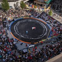 Había toneladas y toneladas de arena volcánica de La Palma almacenadas en Madrid sin ningún uso. Hasta ahora