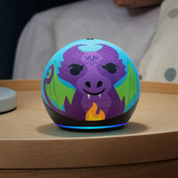 Un dragón en un Echo Dot: así es la versión Kids del altavoz inteligente de Amazon que está de oferta 