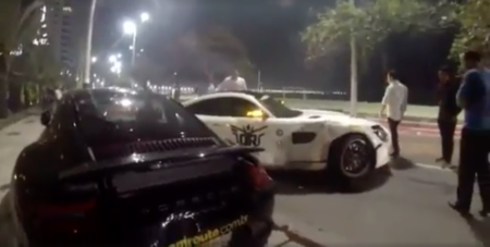 Dolorpasión™: Cuando un Mercedes AMG GT golpea a un Ferrari 458 y Porsche 911 Carrera S