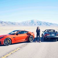 Michelle Rodríguez se pone rápida y furiosa a bordo del Jaguar F-Type SVR