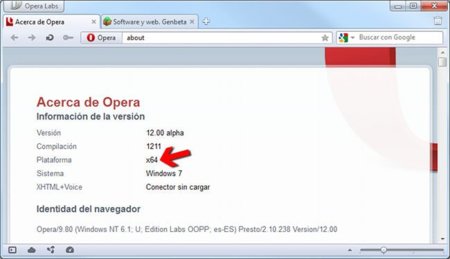 Opera nos alegra la Navidad... con versiones de 64 bits para Windows y Mac