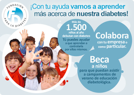 Este año los particulares y empresas podrán contribuir con las Becas Diabcamp para la educación diabetológica en niños