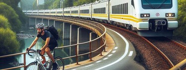 Se nos llena la boca presumiendo de AVE, pero un ciclista ha tardado menos haciendo 150 km de Gijón a Galicia que el tren