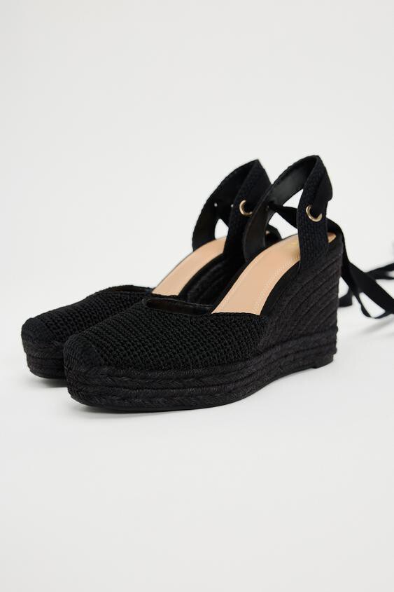 zara alpargatas cuña