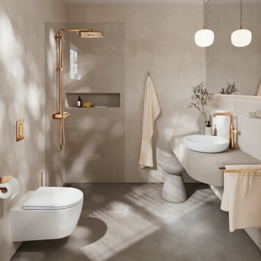 Las duchas italianas son la alternativa a la mampara de toda la vida: dan amplitud y son más fáciles de limpiar   