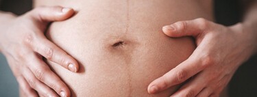 El ombligo de la embarazada