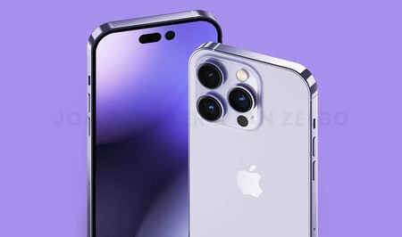 Render del iPhone 14 Pro antes de conocer la Dynamic Island