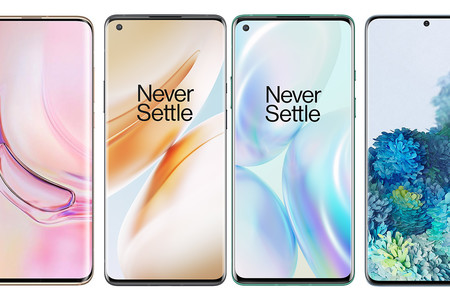 OnePlus 8 y OnePlus 8 Pro, comparativa: así quedan contra Xiaomi Mi 10, Huawei P40, iPhone 11, Google Pixel 4 y resto de gama alta
