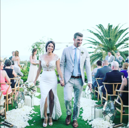 Michael Phelps es tan majo que nos enseña las fotos de su boda... ¡de junio!