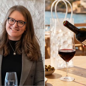 Cristina Figuero, sumiller , sobre enfriar el vino tinto en verano: “Yo siempre recomiendo en la puerta o en la parte superior de la nevera” 
