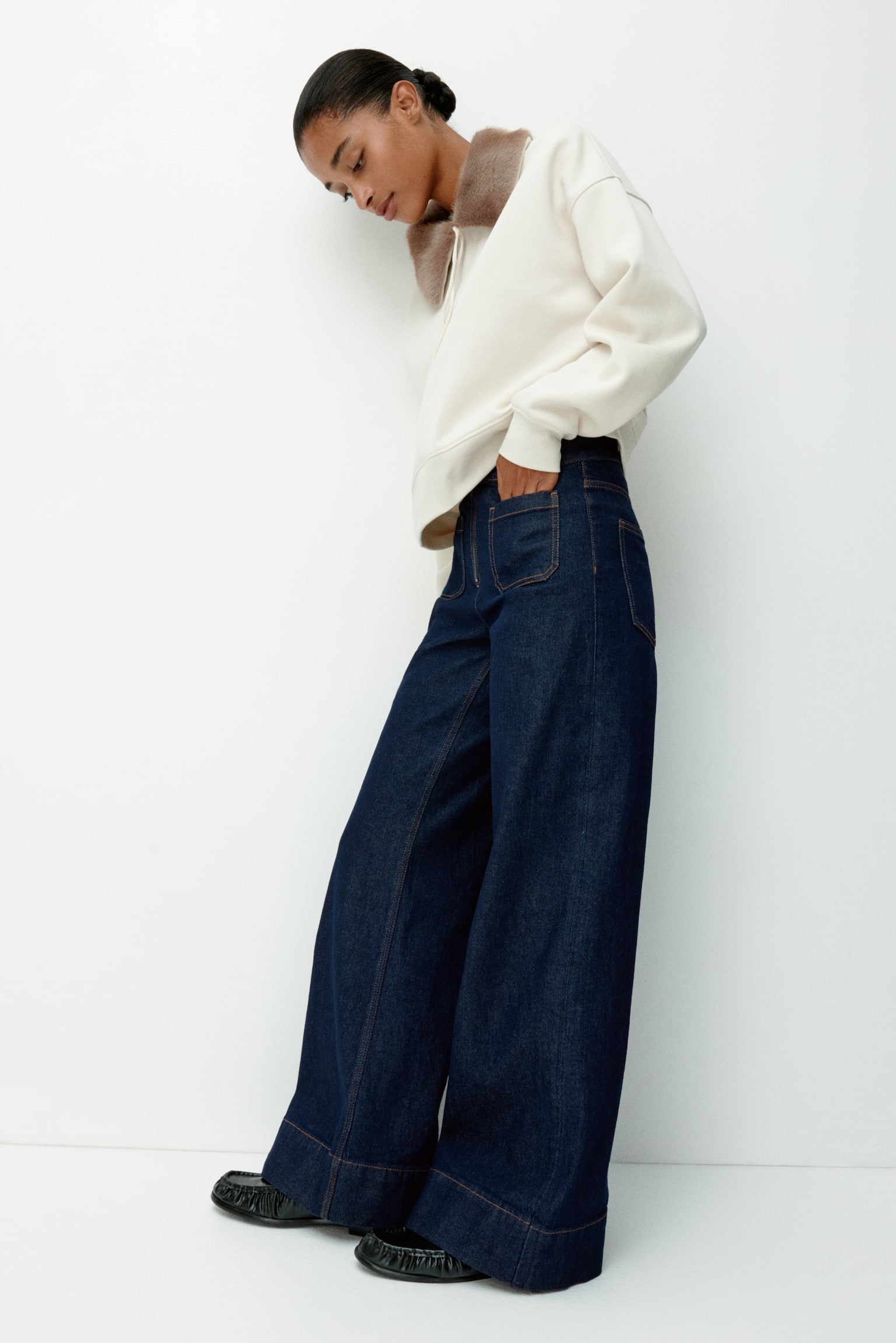 Pantalón vaquero ancho