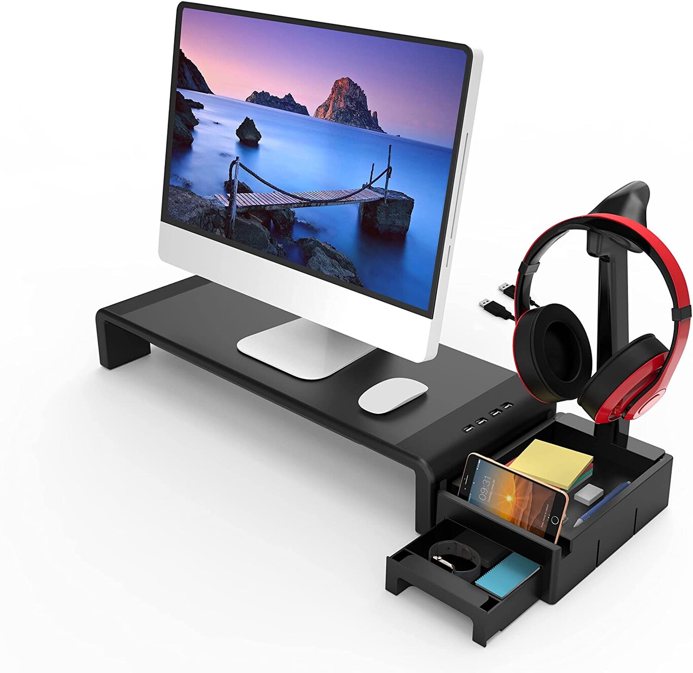 Éstos soportes para monitor y el portátil de Amazon te garantizan un