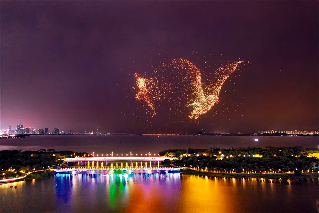 Shenzhen organizó un espectáculo con más de 10.000 drones. Ha sido tan asombroso que ha batido dos récords Guinness