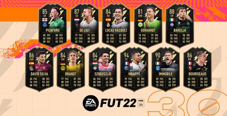 FIFA 22. TOTW: Equipo de la Semana 30, del 13 al 20 de abril de 2022