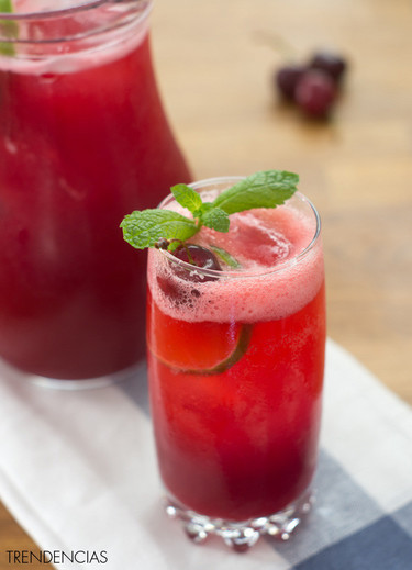 Limonada de cerezas. Receta