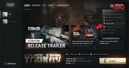 Activar Codigo Tarkov