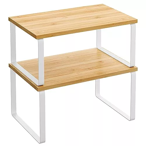 SONGMICS Estante para Especias Extensible, Juego de 2
