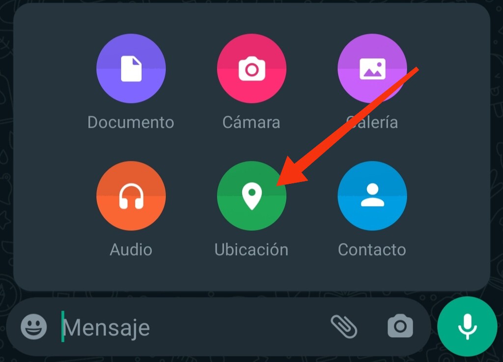Cómo mandar mi ubicación por WhatsApp en México