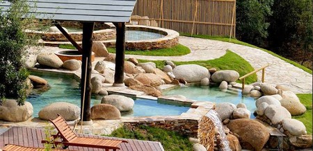 Termas Espana Galicia Invierno Piscinas Calientes Aire Libre Aguas Termales