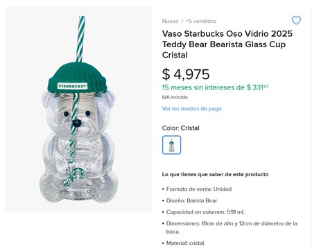 Dónde conseguir vaso de oso de Starbucks que se hizo viral sin formarte: estos son los precios