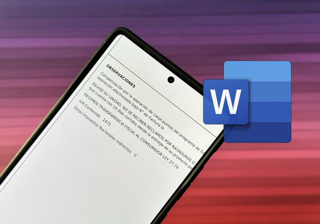 Documentos Word Android