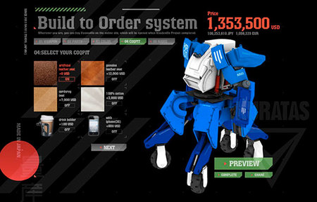En Japón se dedican a fabricar Mechas reales. Kuratas, el sueño húmedo de todo fan de 'Zone of the Enders'